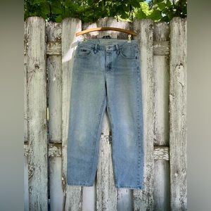 Vintage 90s Riders Straight Leg Light Denim Blue Jeans